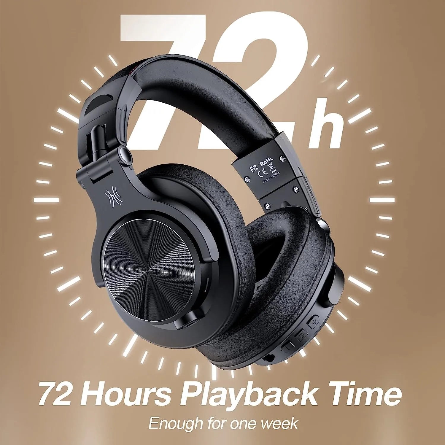 Headphones with Mic for PC and Mobile OneOdio A70 Wireless