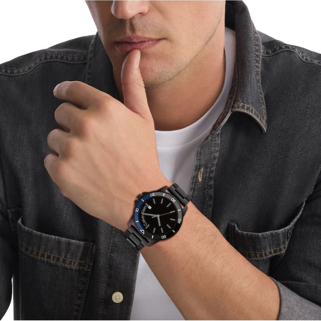 CALVIN KLEIN Men's Black Watch