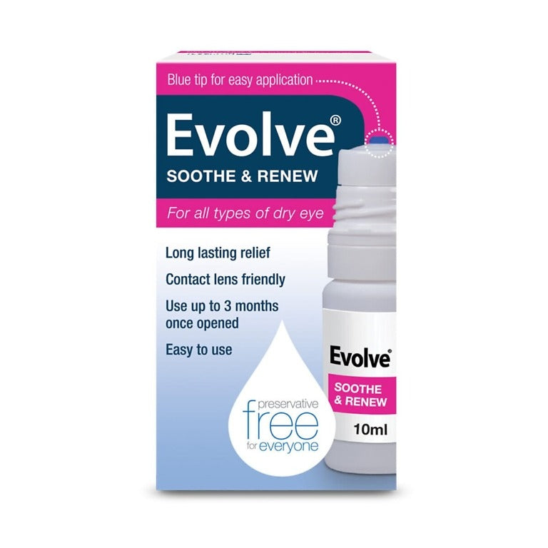 Evolve Soothe and Renew Eye Drops, 10ml