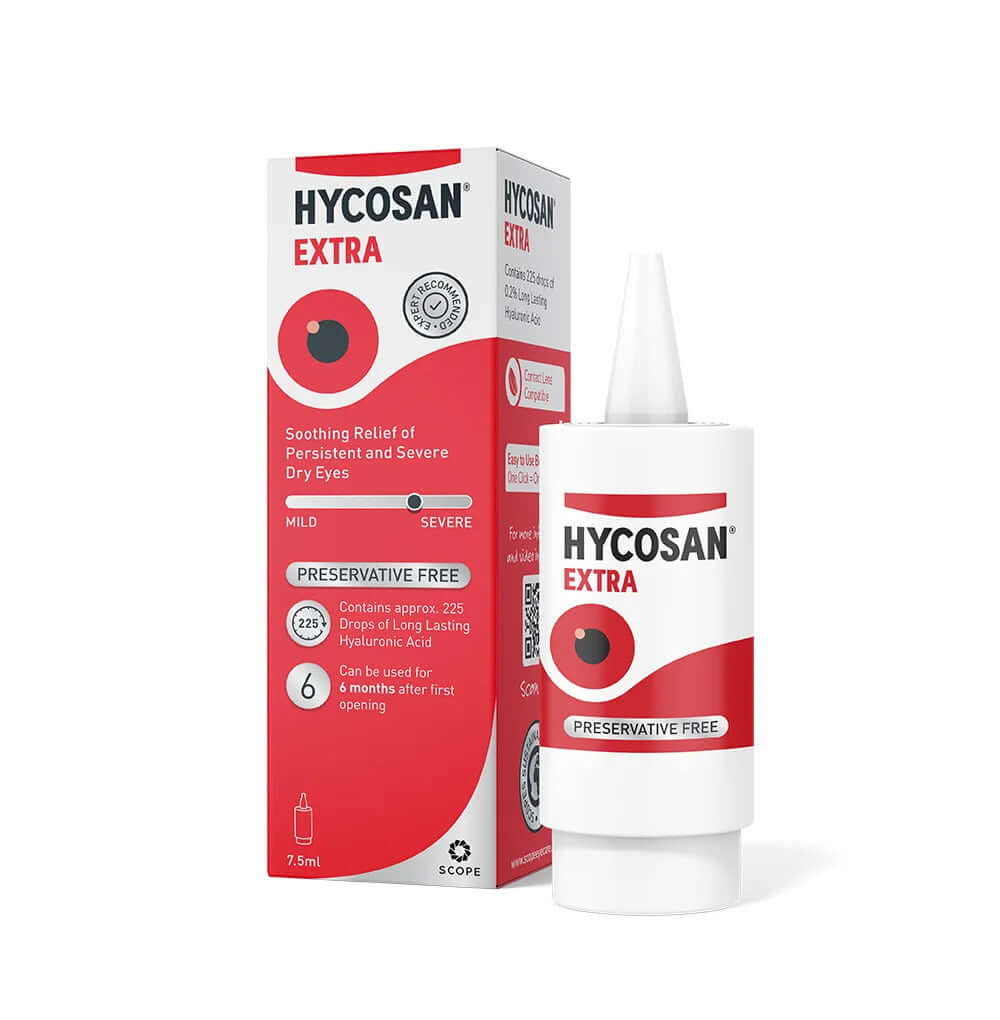 Eye Exam and HYCOSAN EXTRA Intensive Eye Drops for Severe Dry Eye