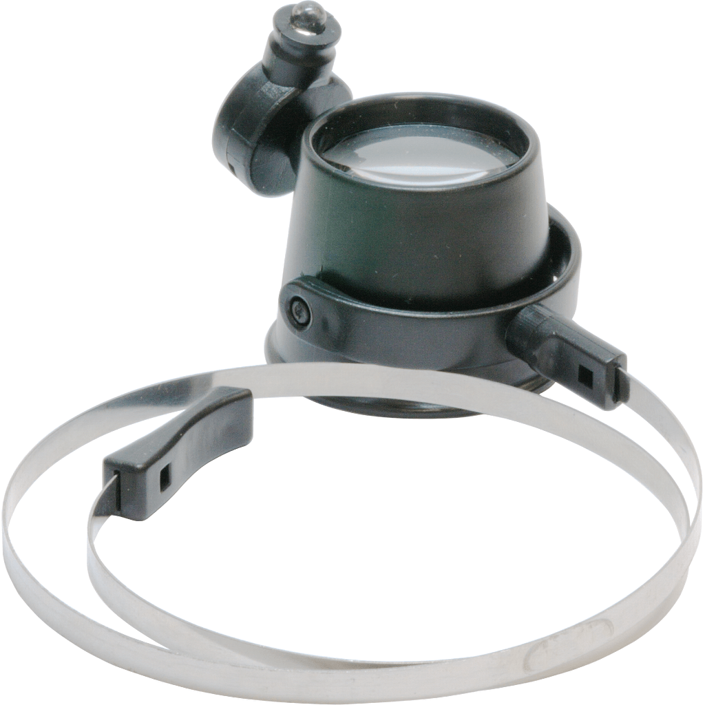 Illuminated Jeweller's Magnifier with Head Band, 6 pieces