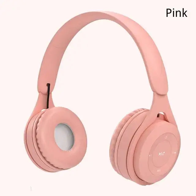 Multifunctional Headset in vibrant pink, offering wireless convenience and comfort for hours of crystal clear sound.