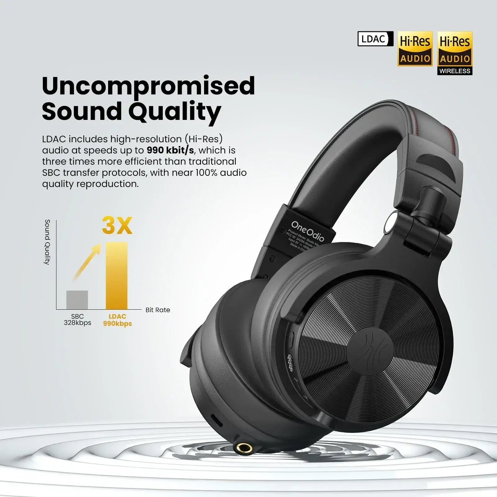 | Oneodio Studio Max1 Professional Wireless DJ Headphones