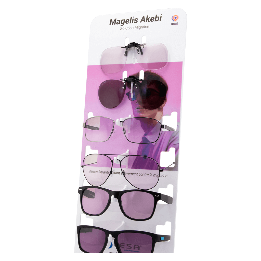 Клипоны и очки Akebi для мигрени, 6 шт.