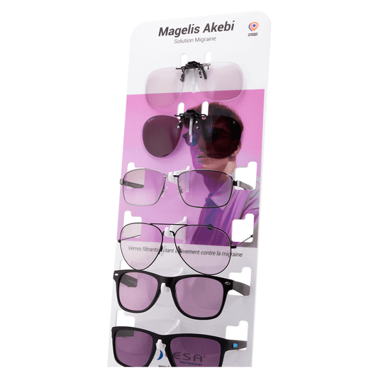 Клипоны и очки Akebi для мигрени, 6 шт.