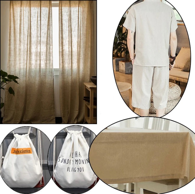 Ткань из хлопка и льна