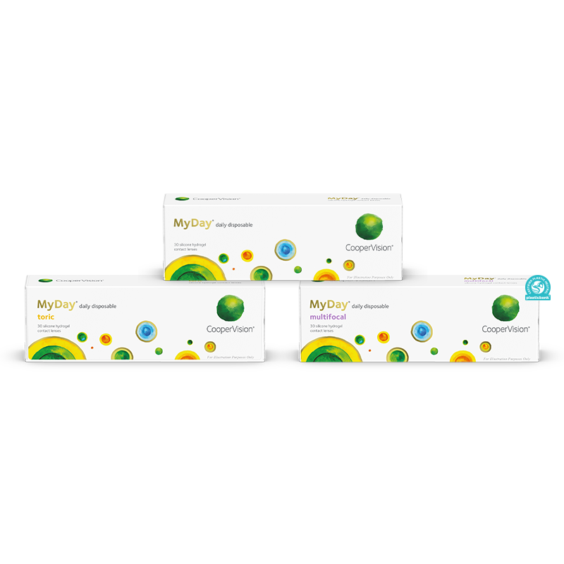 Free Trial MyDay® Daily Disposable Contactlenses for New Customers