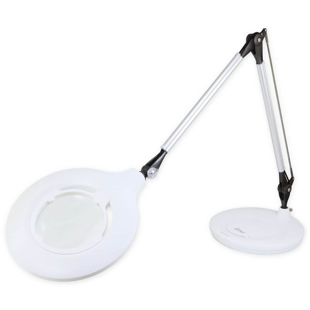 EnviLoupe lamp and magnifier for cosmetology