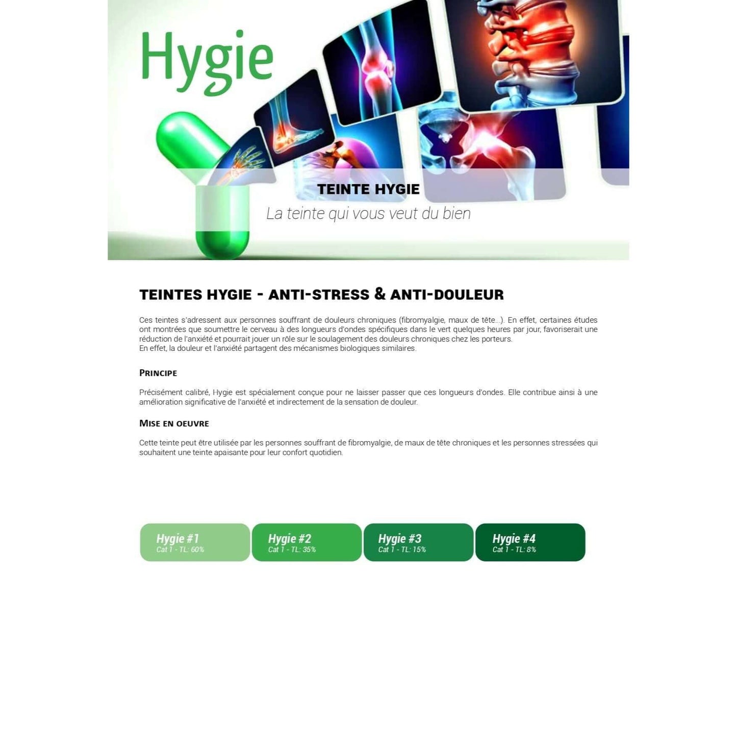 Очки Hygie для фибромиалгии и облегчения боли