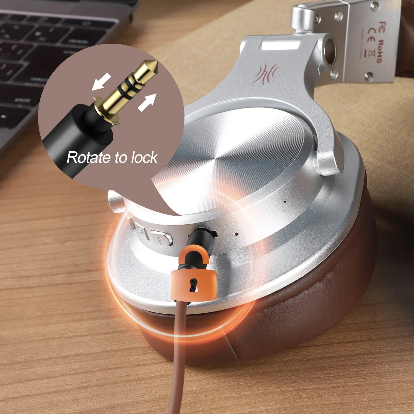 Headphones with Mic for PC and Mobile OneOdio A70 Wireless