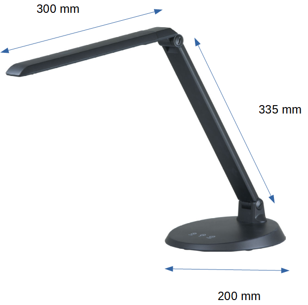 SlimLed galda lampa, 2 gab