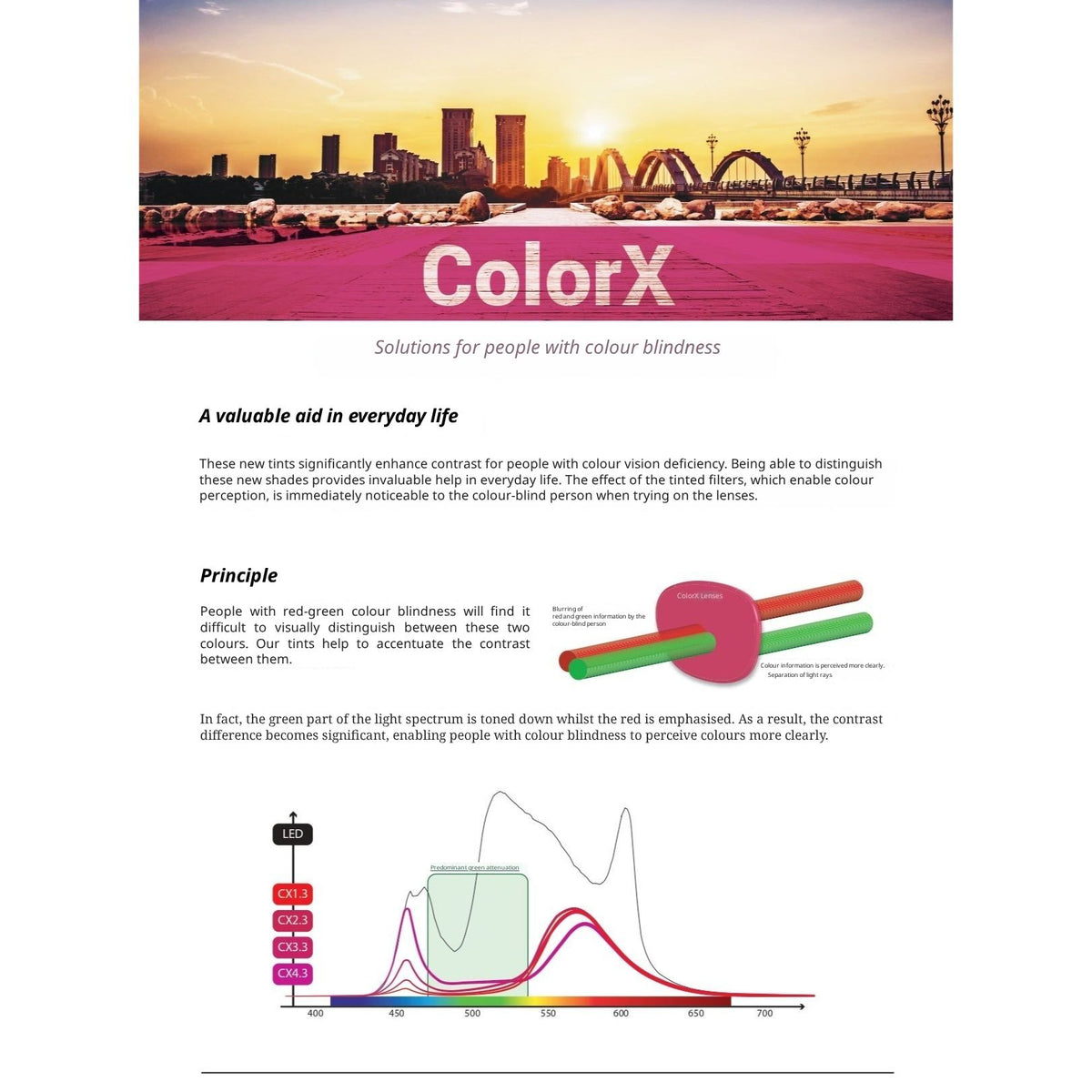 Очки SUN SMITH ColorX для дальтонизма