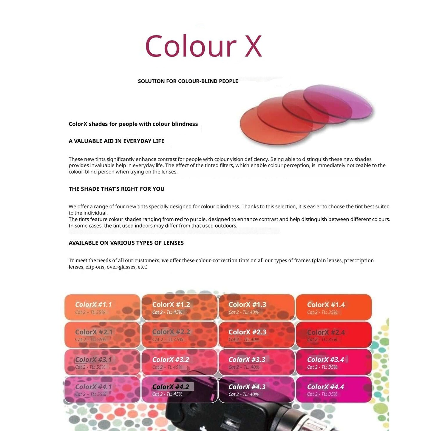 Очки SUN SMITH ColorX для дальтонизма