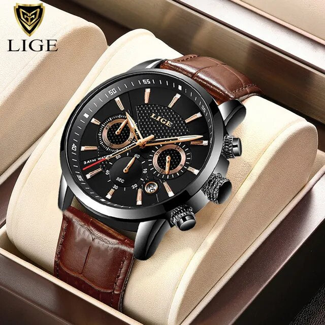 Lige Men's Luxury Watch