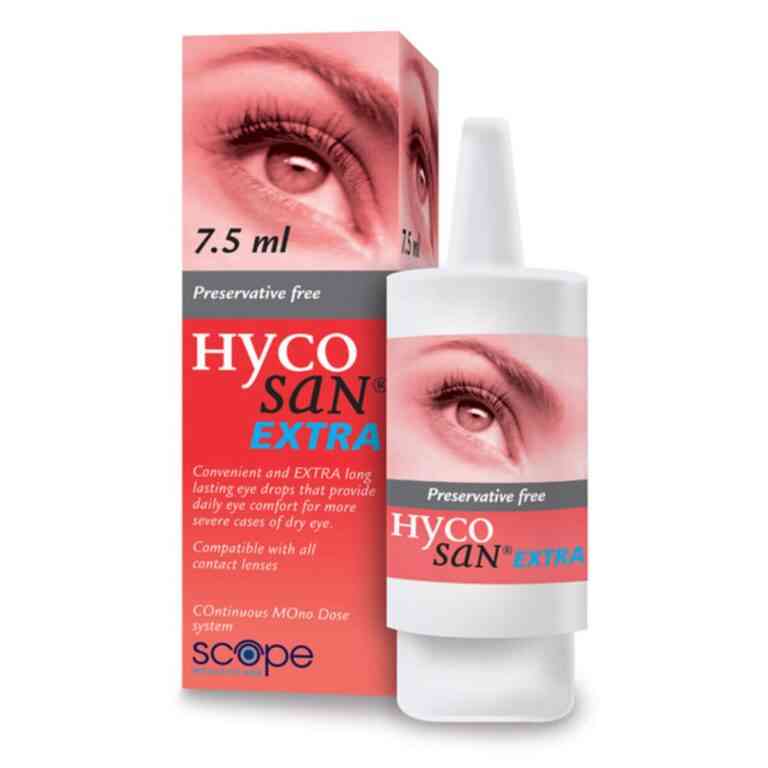 Dry Eyes Exam and HYCOSAN EXTRA Intensive Eye Drops for Severe Dry Eye
