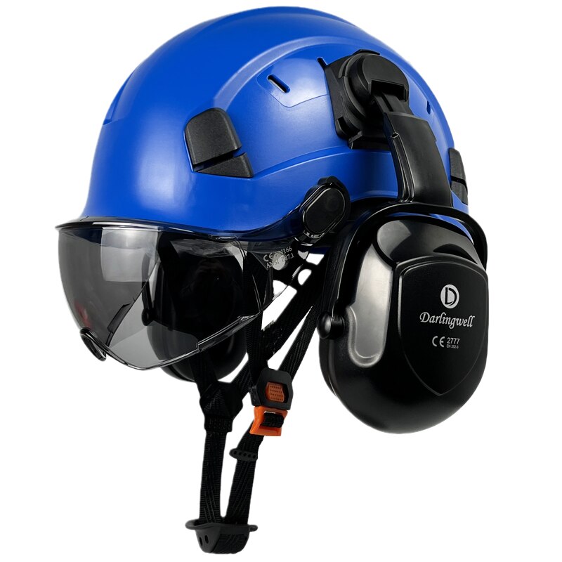 Darlingwell Construction Safety Helmet With Visor and Ear Muffs