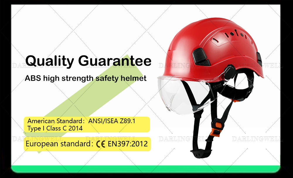 Darlingwell Construction Safety Helmet With Visor