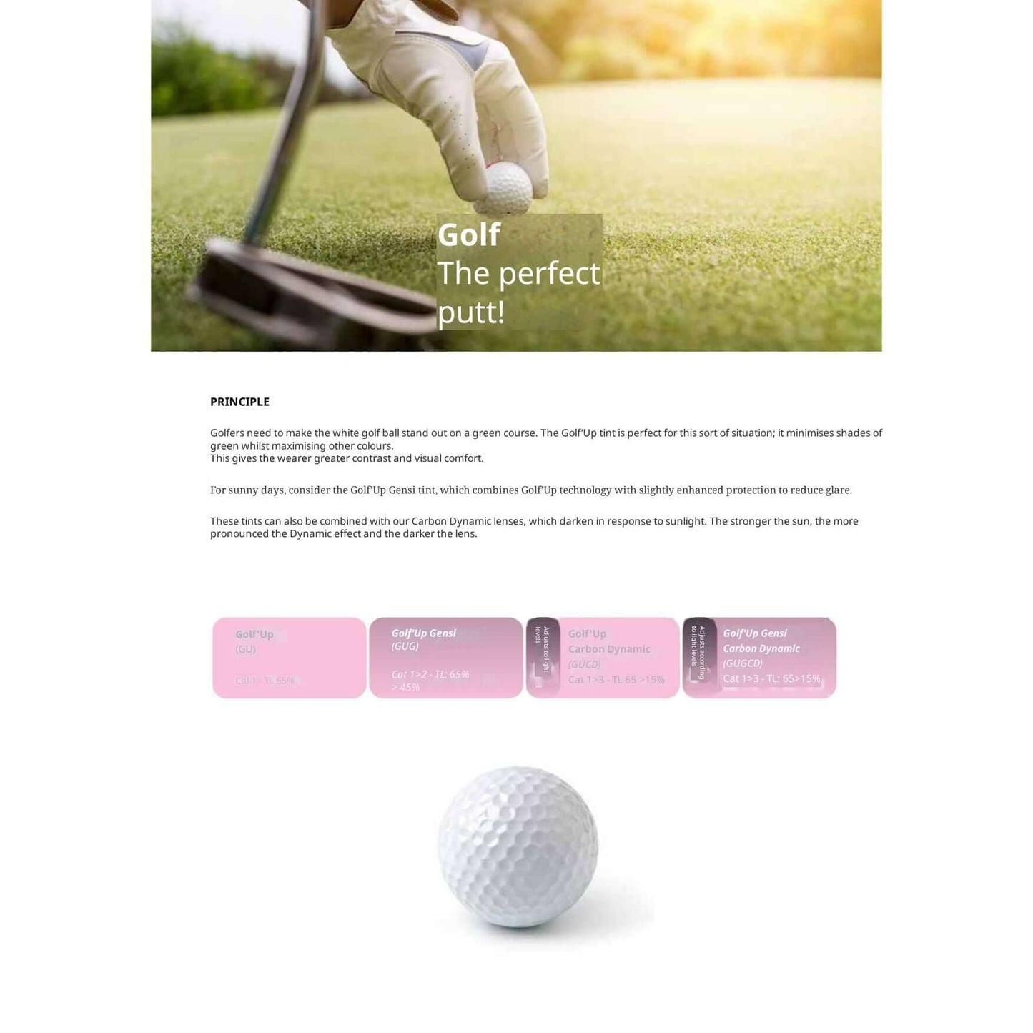 Очки SUN SMITH Golf'Up для гольфа