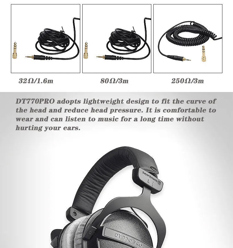 Profesionālās austiņas Beyerdynamic DT 770 