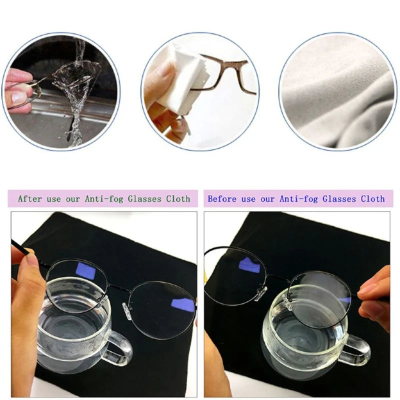 Reusable Anti-Fog Glasses Wipes