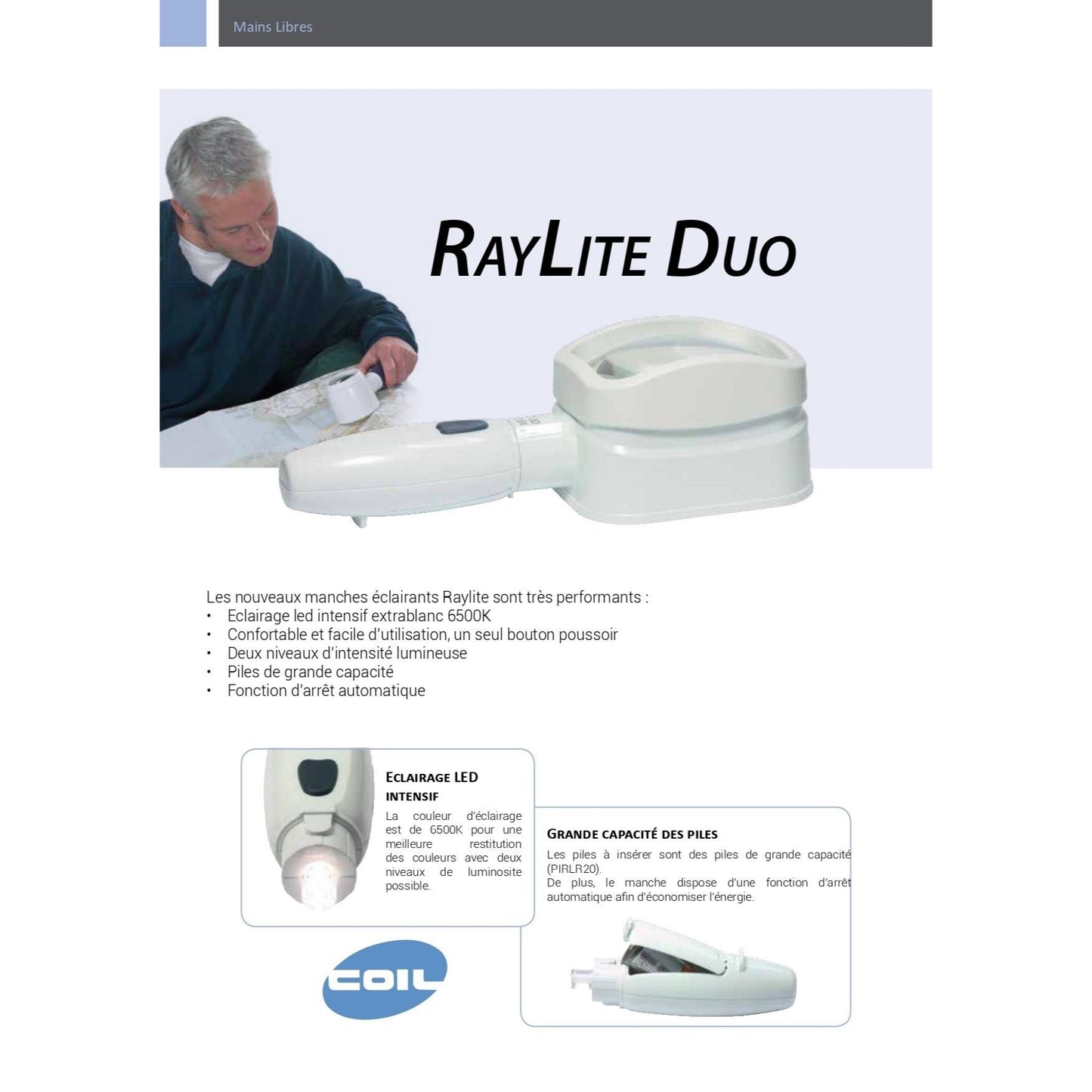 RayLite Duo Coil Magnifier