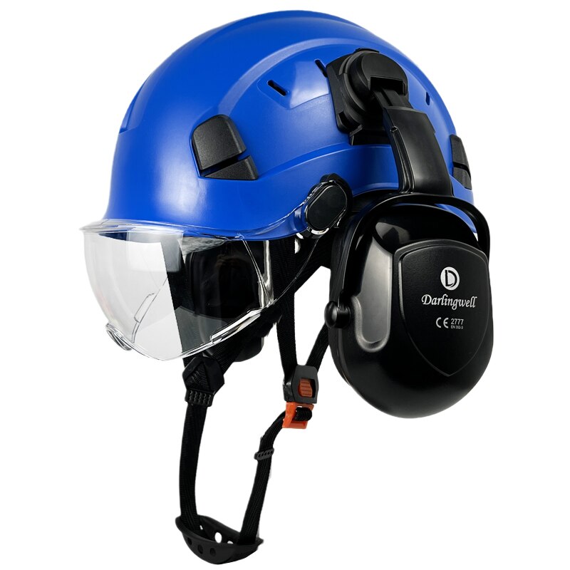 Darlingwell Construction Safety Helmet With Visor and Ear Muffs